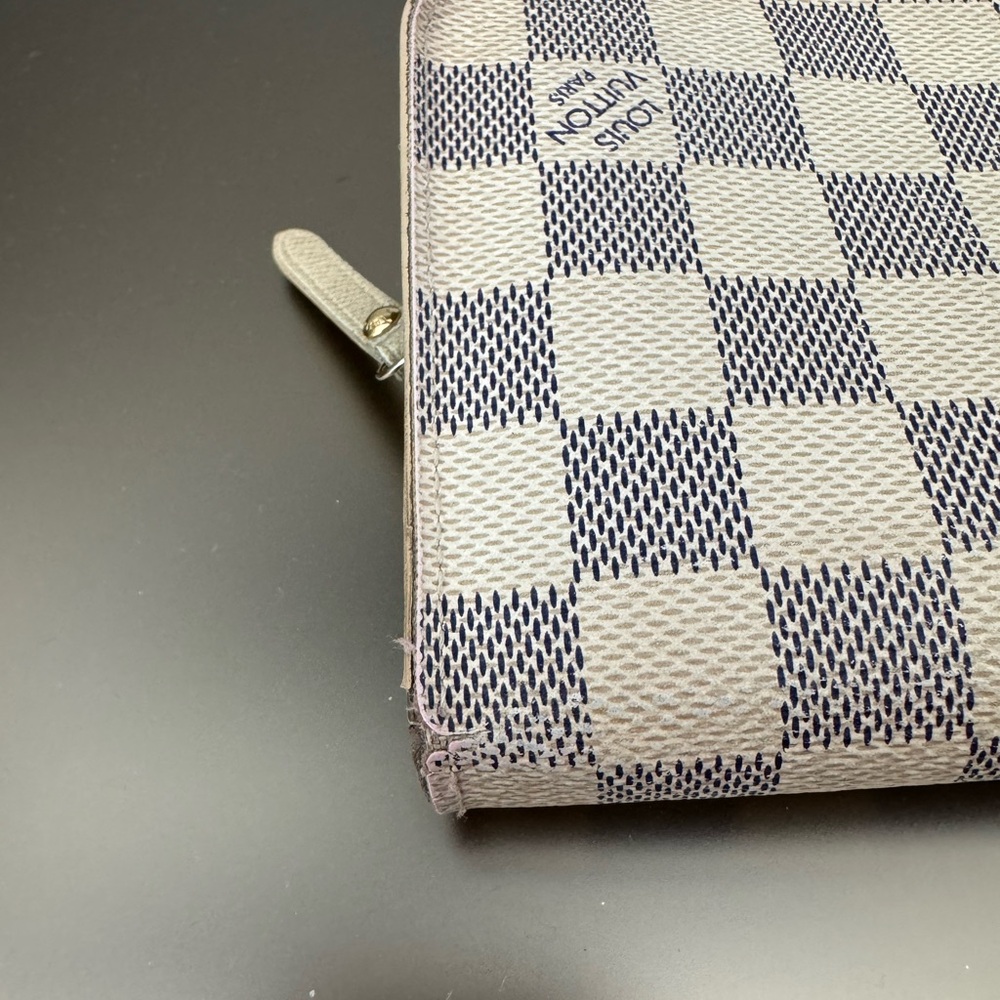 Louis Vuitton Insolite Bifold Damier Azur Long Wallet AUTHENTIC - Picture 15 of 15